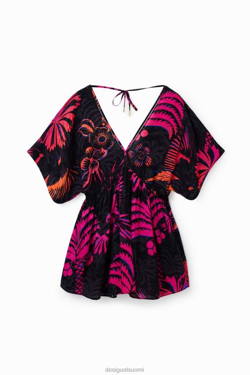 trooppinen tunikamekko Desigual naiset F4V04358 vaatetus