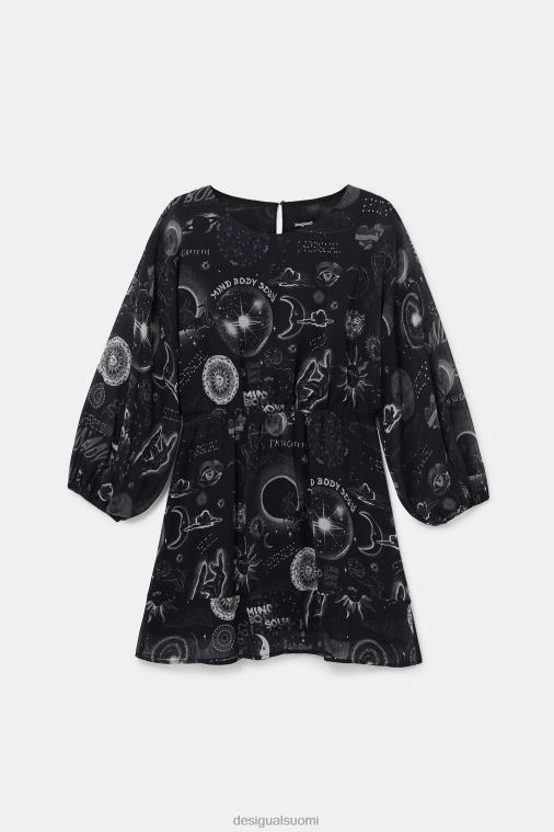 viskoosikuvioinen mekko Desigual naiset F4V041072 vaatetus