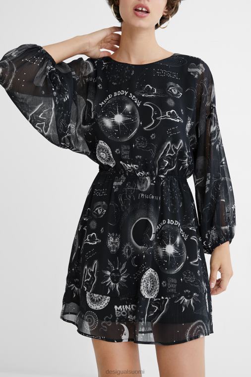 viskoosikuvioinen mekko Desigual naiset F4V041072 vaatetus