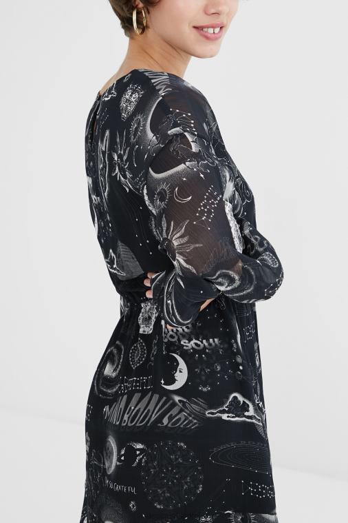 viskoosikuvioinen mekko Desigual naiset F4V041072 vaatetus