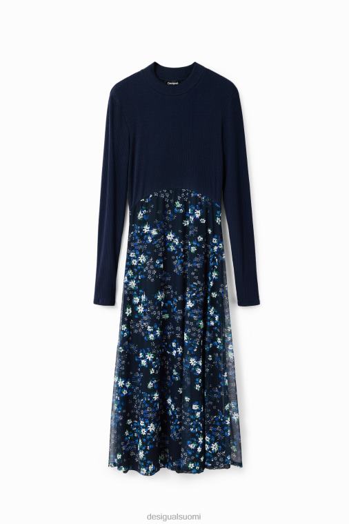 yhdistelmä kukka midi mekko Desigual naiset F4V04271 vaatetus