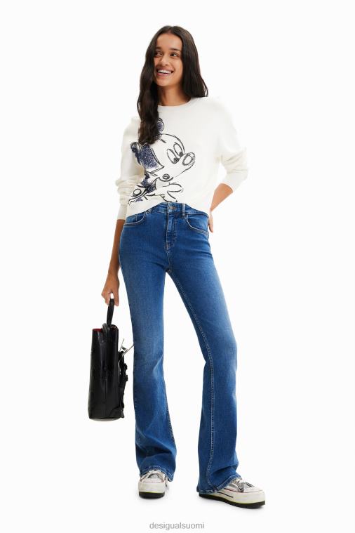 Mikki Hiiri brodeerattu villapaita Desigual naiset F4V04351 vaatetus