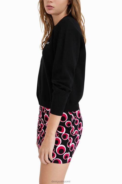 brodeerattu neulepusero Desigual naiset F4V041083 vaatetus