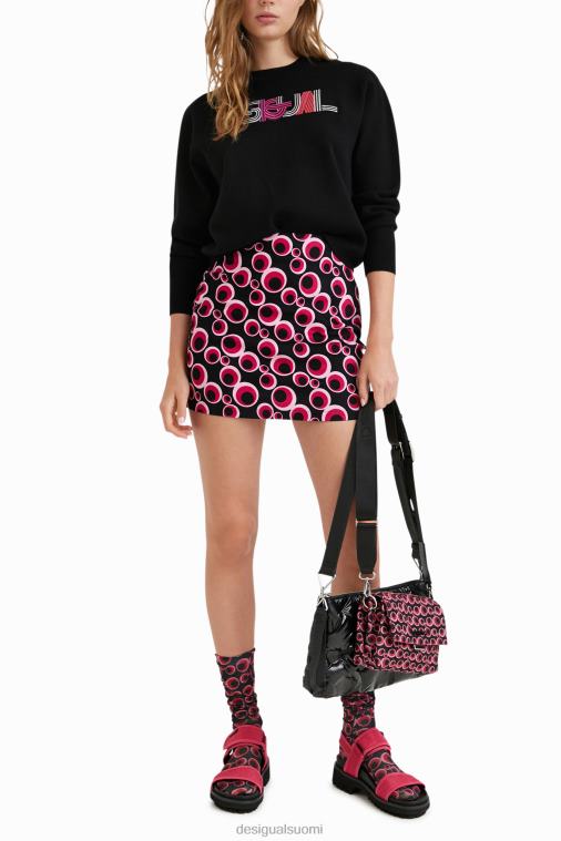 brodeerattu neulepusero Desigual naiset F4V041083 vaatetus