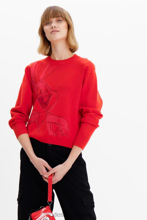 bugs pupu brodeerattu villapaita Desigual naiset F4V04801 vaatetus