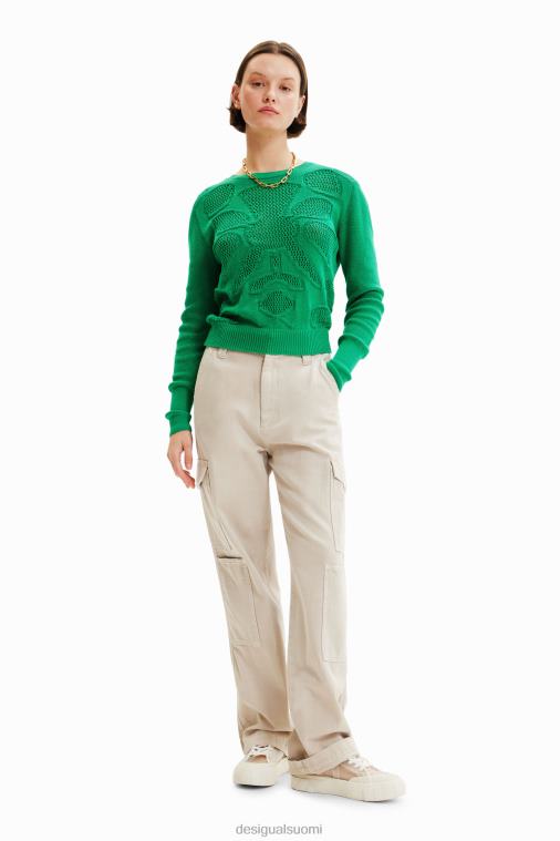 harjakattoinen kukkavillapaita Desigual naiset F4V04295 vaatetus