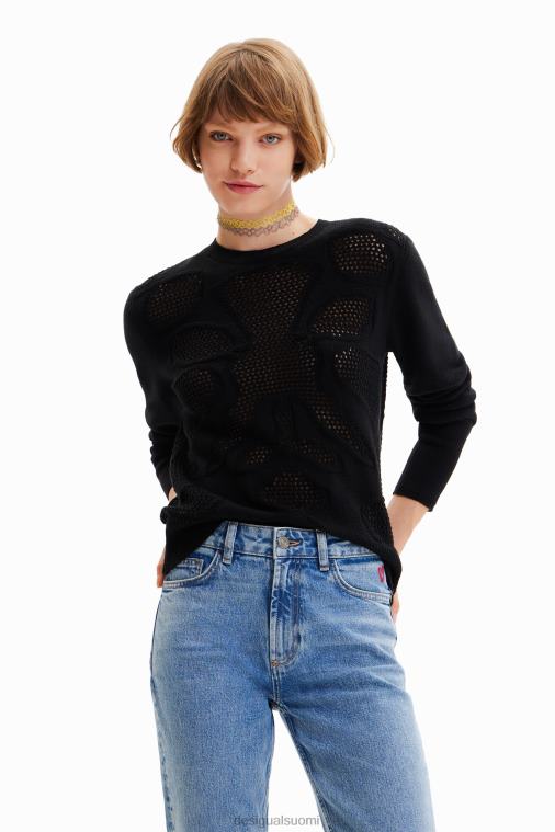 harjakattoinen kukkavillapaita Desigual naiset F4V04300 vaatetus