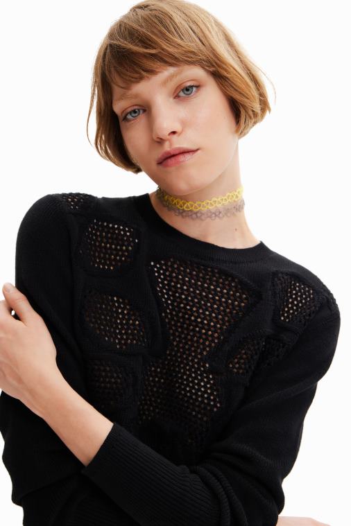 harjakattoinen kukkavillapaita Desigual naiset F4V04300 vaatetus