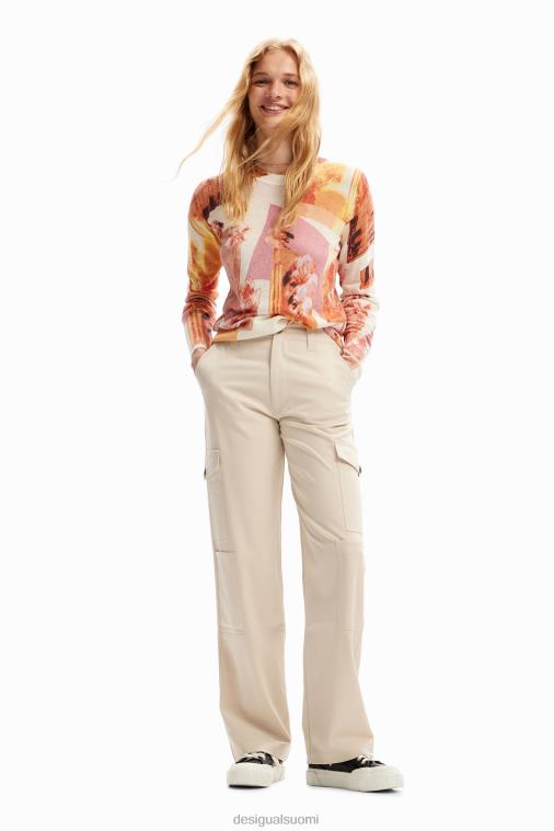 hieno kollaasivillapaita Desigual naiset F4V0412 vaatetus