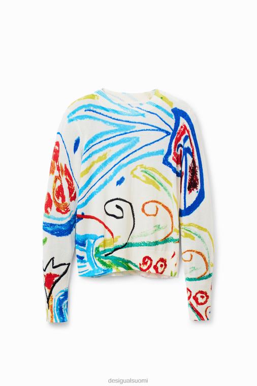 kuvitus villapaita Desigual naiset F4V04972 vaatetus