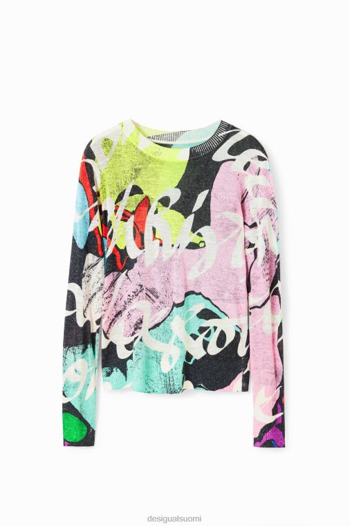 m. christian lacroix monivärinen villapaita Desigual naiset F4V04102 vaatetus