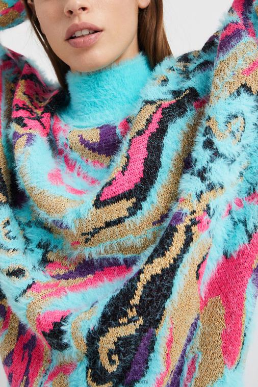 neulottu kauluspusero Desigual naiset F4V041117 vaatetus