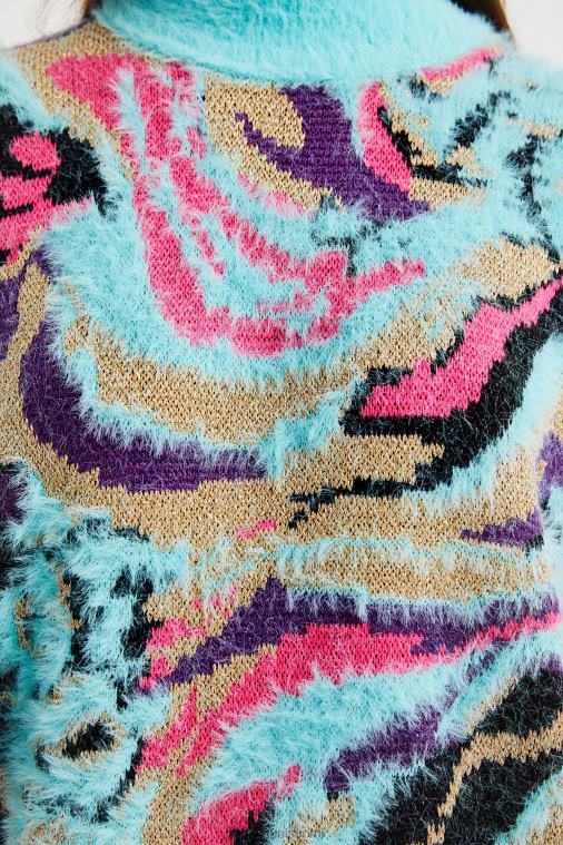 neulottu kauluspusero Desigual naiset F4V041117 vaatetus