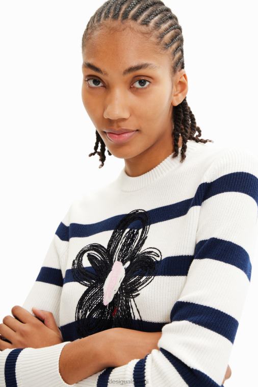 raidallinen kukkavillapaita Desigual naiset F4V04307 vaatetus
