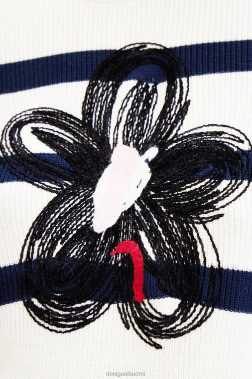 raidallinen kukkavillapaita Desigual naiset F4V04307 vaatetus