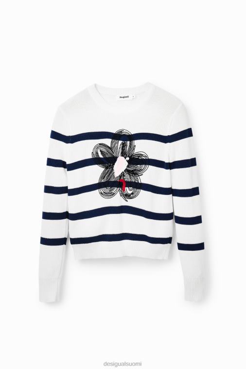 raidallinen kukkavillapaita Desigual naiset F4V04307 vaatetus