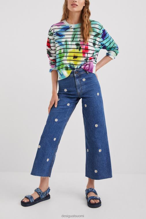 raidallinen solmittava kukkapusero Desigual naiset F4V041024 vaatetus