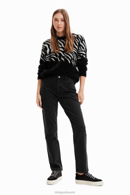 seepra-turkisvillapaita Desigual naiset F4V041039 vaatetus