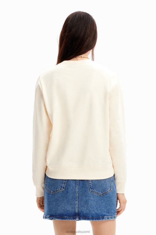 taiteellinen kuvitus collegepaita Desigual naiset F4V04937 vaatetus