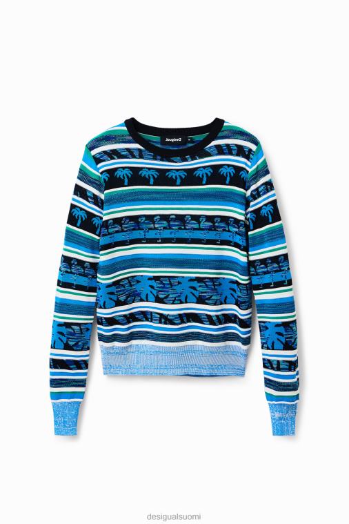 trooppinen reunuspusero Desigual naiset F4V04501 vaatetus