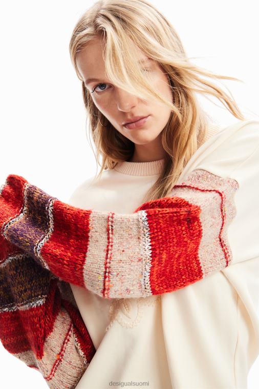 yhdistelmä brodeerattu collegepaita Desigual naiset F4V04174 vaatetus