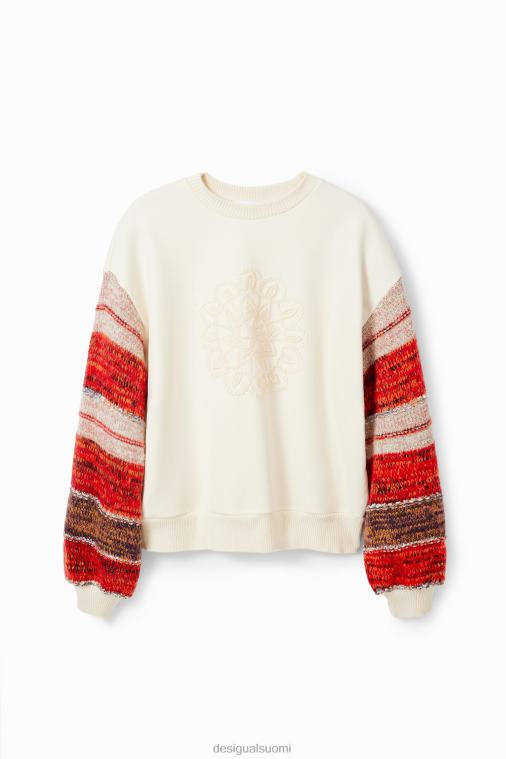 yhdistelmä brodeerattu collegepaita Desigual naiset F4V04174 vaatetus