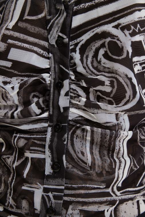 lyhyt ohut tyllipaita Desigual naiset F4V04347 vaatetus