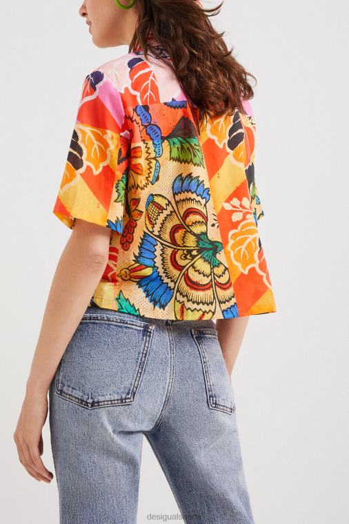 m. Christian Lacroix trooppinen paita Desigual naiset F4V041064 vaatetus