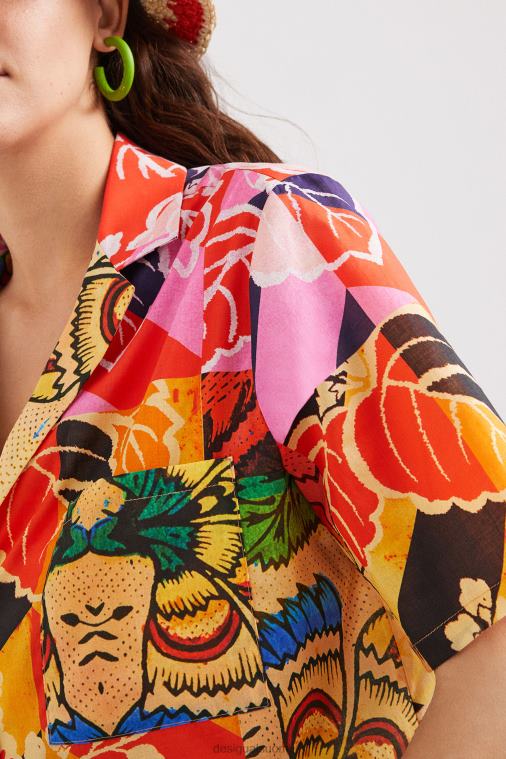 m. Christian Lacroix trooppinen paita Desigual naiset F4V041064 vaatetus