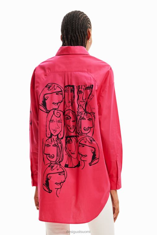 oversize faces paita Desigual naiset F4V04104 vaatetus