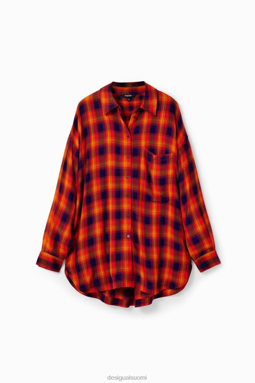 oversize ruudullinen paita Desigual naiset F4V04194 vaatetus