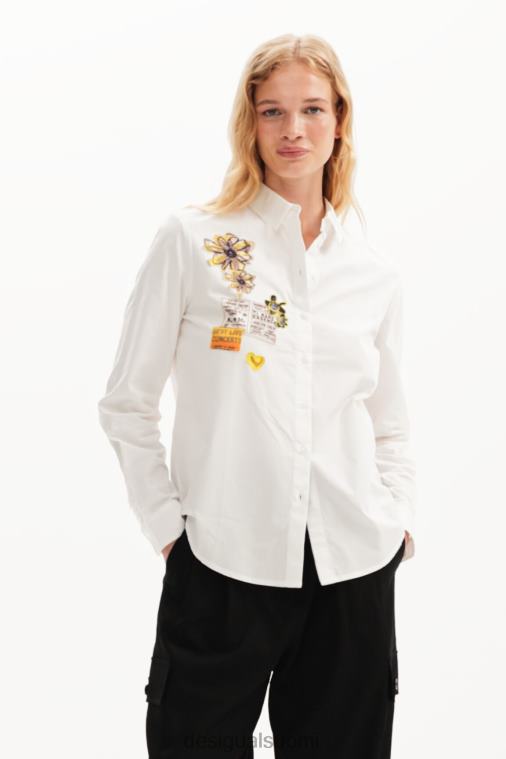 sanomalehtimerkki paita Desigual naiset F4V04107 vaatetus