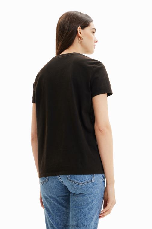 Disneyn Mikki Hiiri taiteellinen t-paita Desigual naiset F4V04877 vaatetus