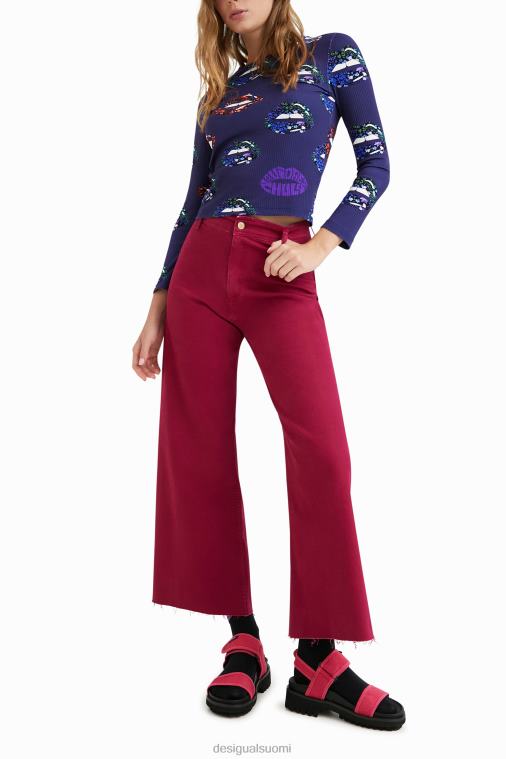 Takana pääntie resori t-paita Desigual naiset F4V041054 vaatetus