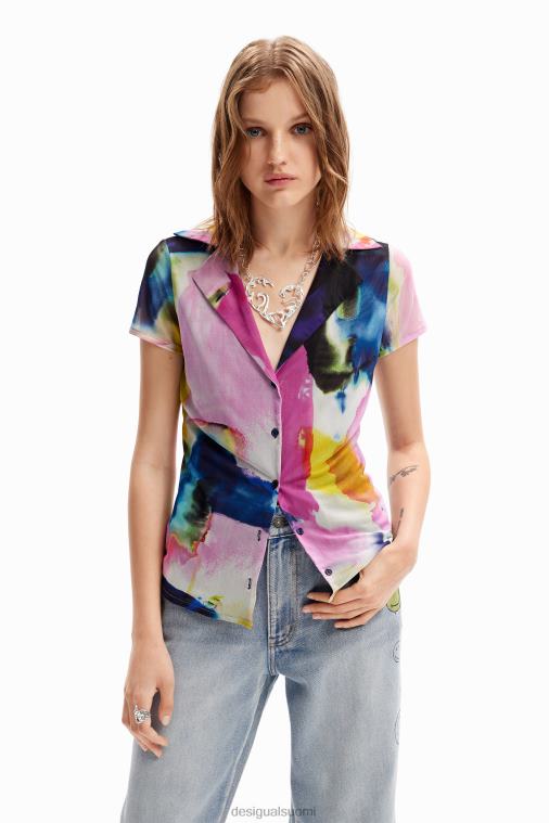 akvarelli tylli resort t-paita Desigual naiset F4V041141 vaatetus