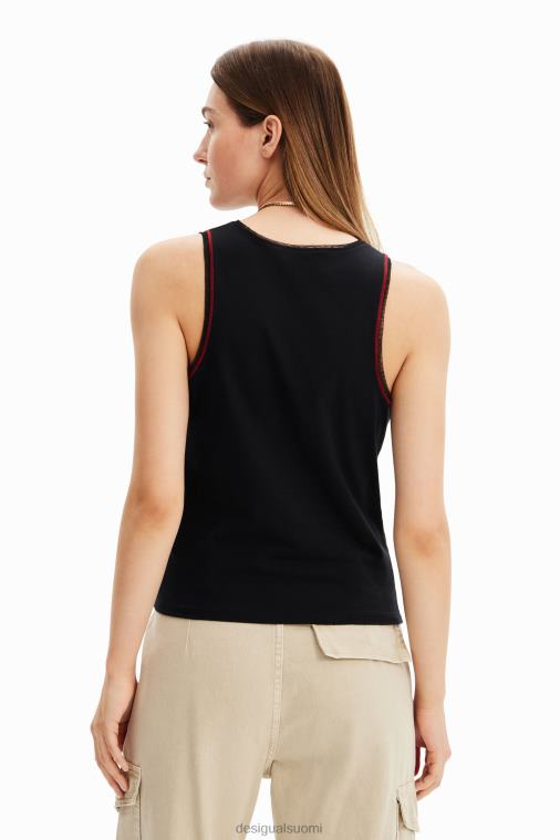 hihaton kukkainen t-paita Desigual naiset F4V041167 vaatetus