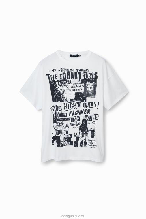 johnson hartig unisex oversize t-paita Desigual naiset F4V04439 vaatetus