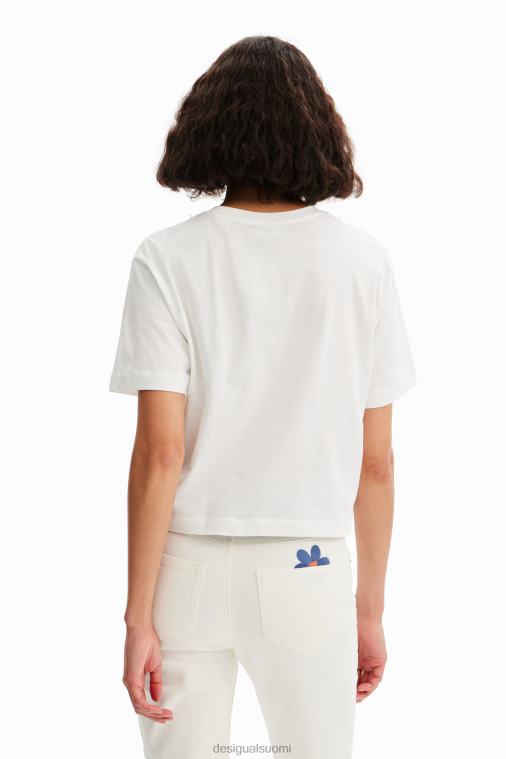 kaulakorukuvioinen t-paita Desigual naiset F4V04606 vaatetus