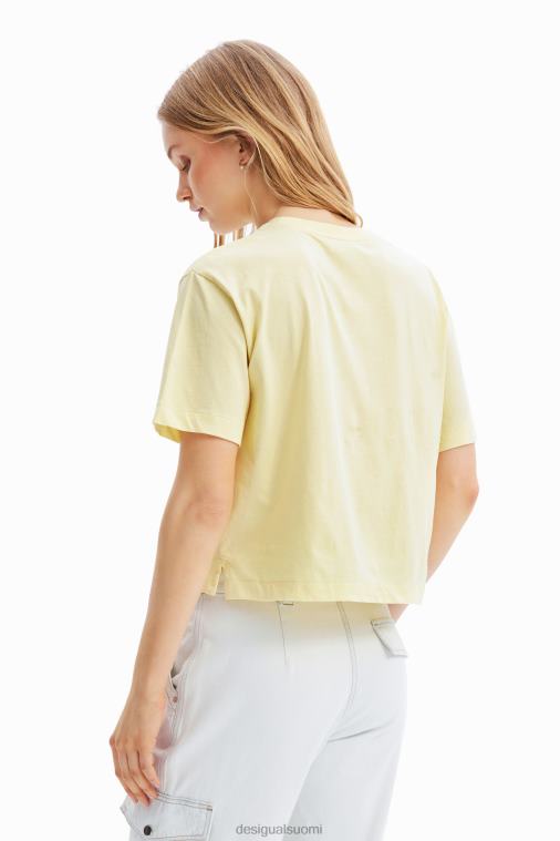 kaulakorukuvioinen t-paita Desigual naiset F4V04776 vaatetus