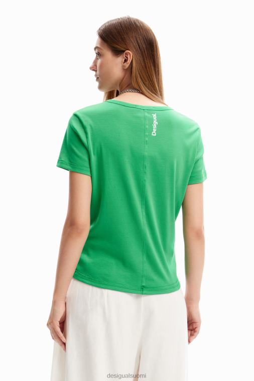 kollaasi viesti t-paita Desigual naiset F4V04854 vaatetus