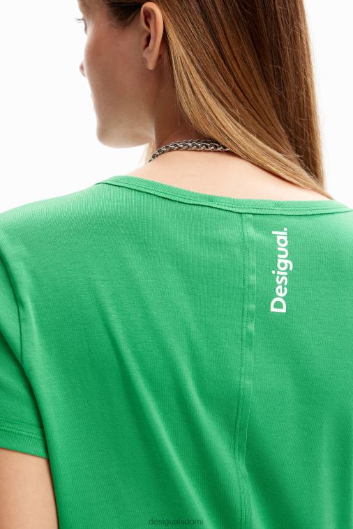 kollaasi viesti t-paita Desigual naiset F4V04854 vaatetus