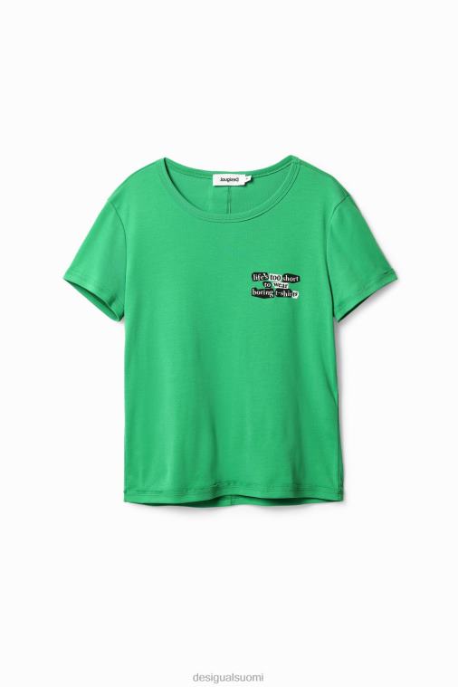 kollaasi viesti t-paita Desigual naiset F4V04854 vaatetus