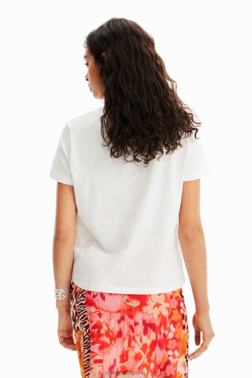 kukkakuvioinen t-paita Desigual naiset F4V0437 vaatetus