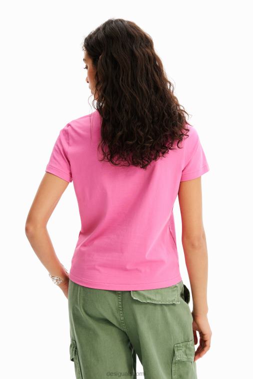 kukkakuvioinen t-paita Desigual naiset F4V048 vaatetus