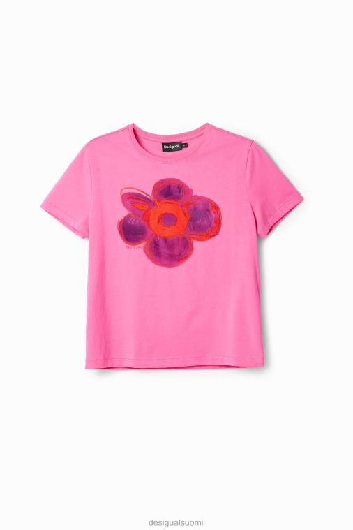 kukkakuvioinen t-paita Desigual naiset F4V048 vaatetus