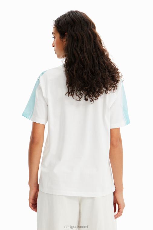 kuvitus t-paita Desigual naiset F4V04160 vaatetus