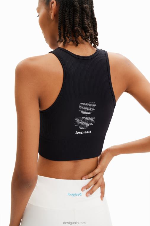 lyhyt stretch-urheilupaita Desigual naiset F4V04674 vaatetus