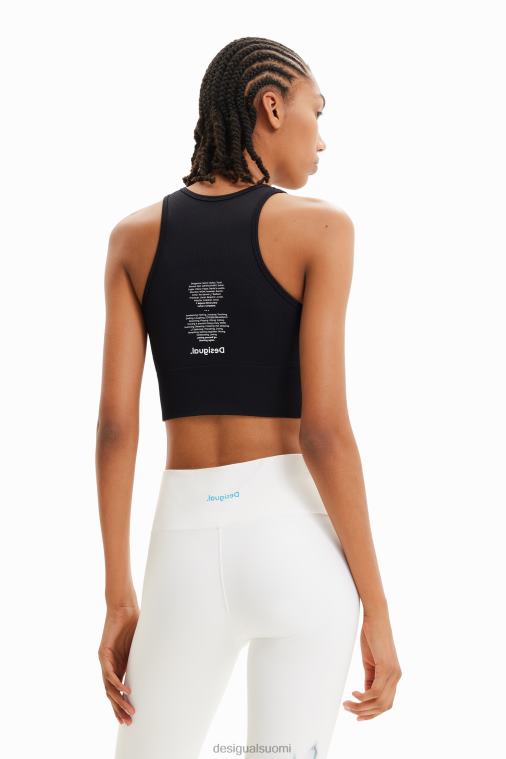 lyhyt stretch-urheilupaita Desigual naiset F4V04674 vaatetus