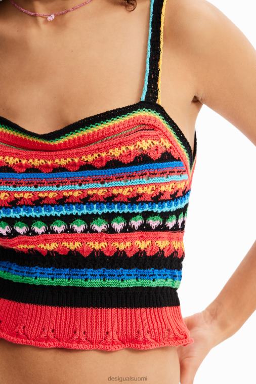 lyhyt virkattu olkapaita Desigual naiset F4V04970 vaatetus