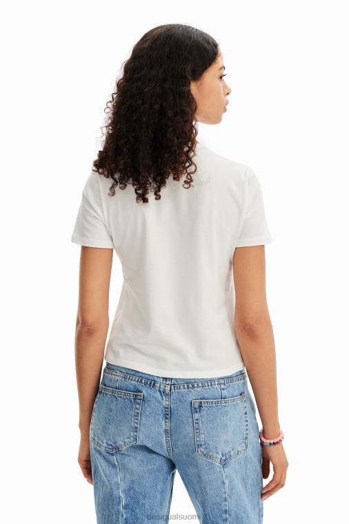 lyhythihainen kukka-t-paita Desigual naiset F4V041168 vaatetus